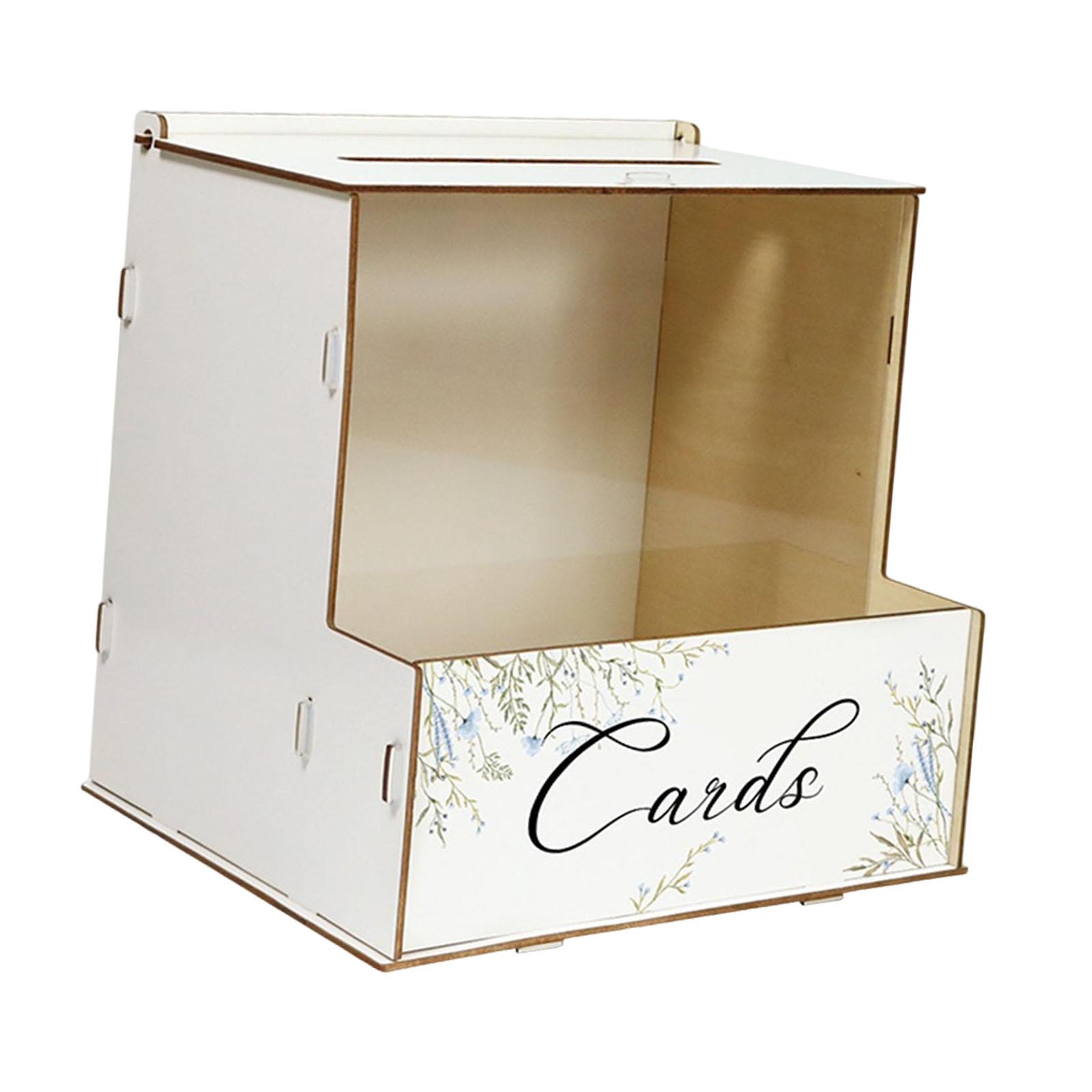 Wedding Card Box - Gepersonaliseerde, rustieke kaartdoos voor bruiloften, met