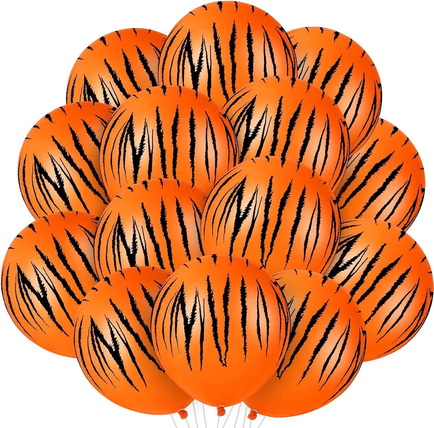 Wedding Zoo - 20/40 Stuks Tijger Ballonnen Tijgerprint Strepen