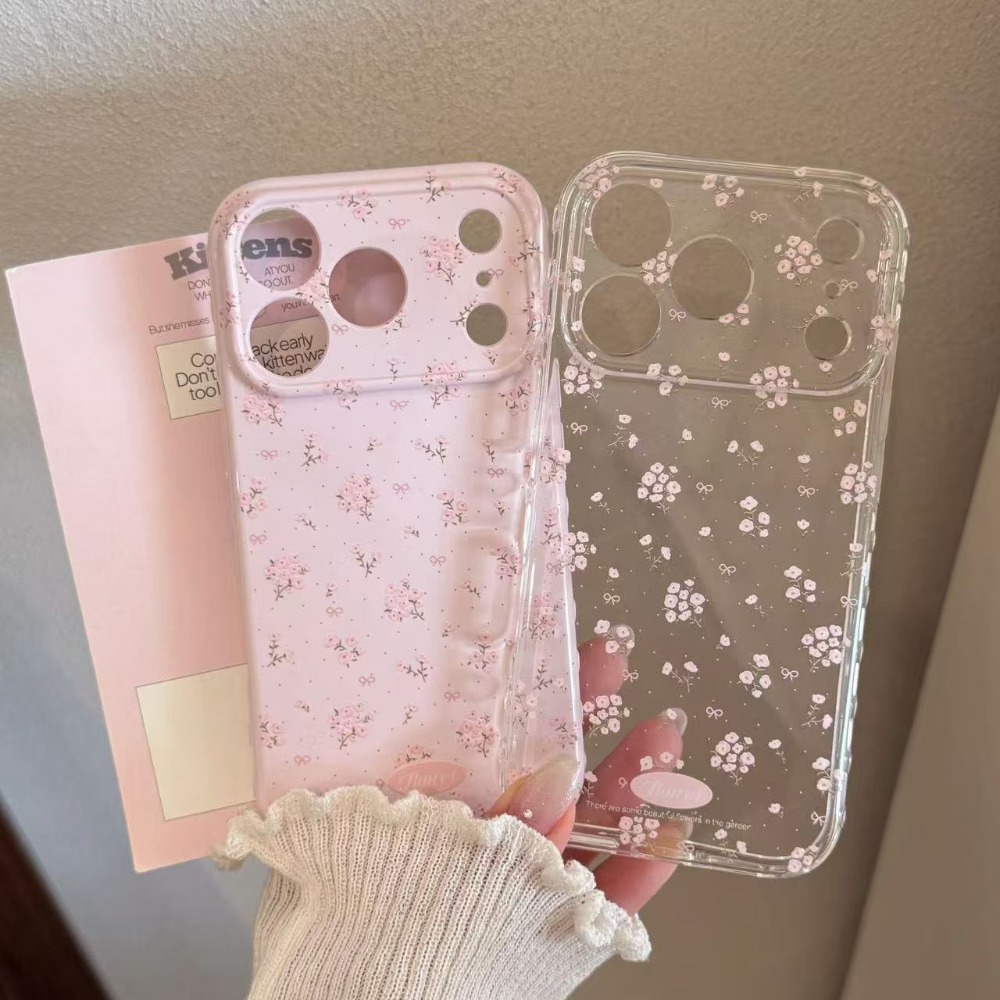 Good Floral & Wedding Decor Supply - Cartoon eenvoudige gebroken bloem schattige telefoonhoes