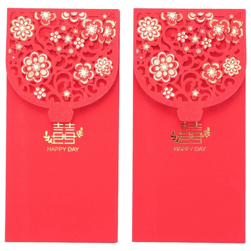 ABZC-60PCS Chinese Rode Envelo - Wedding Envelopes recensie en prijs