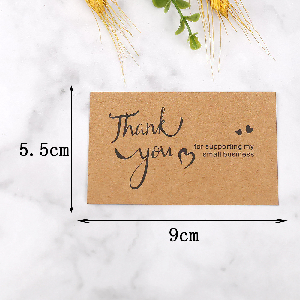 50 stuks bedankkaarten kraftpa - Wedding Decor Supply Store recensie en prijs